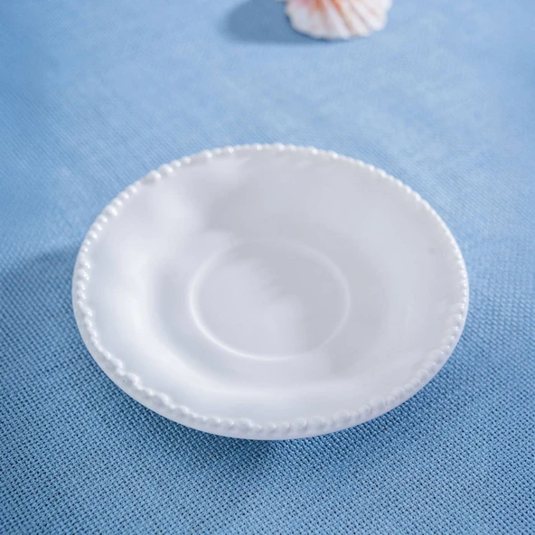 Milano Çay Tabağı - Kırık Beyaz - 13 cm ürün görseli