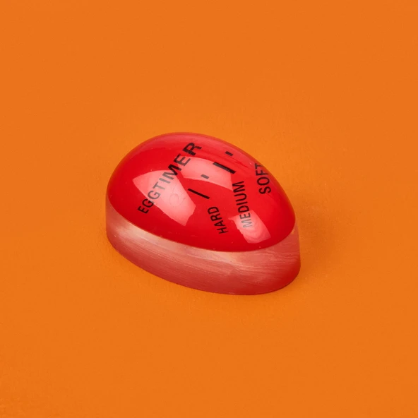 Egg Timer Yumurta Dublörü - Kırmızı - Resim 3