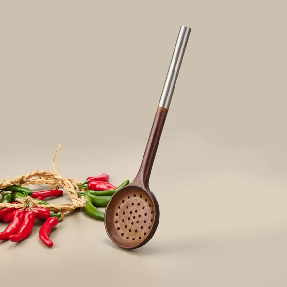 Akasya Kevgir - Kahverengi / Gri - 32 cm - Resim 2