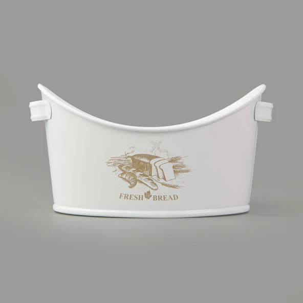 Kayık Ekmeklik - Beyaz - 24x18,5 cm ürün görseli 1