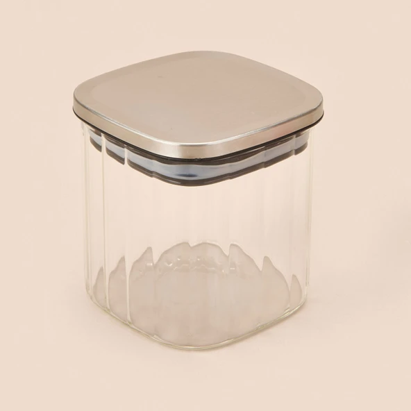 Whitley Cam Kavanoz - Şeffaf / Gri - 1,2 lt ürün görseli