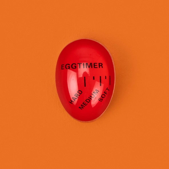 Egg Timer Yumurta Dublörü - Kırmızı - Resim 2