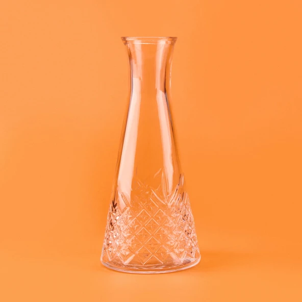 Timeless Düz Karaf - Şeffaf - 940 ml - Resim 3