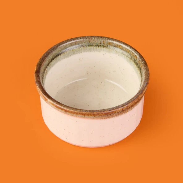 Porselen Sufle Kabı - Yeşil - 9 cm - 3