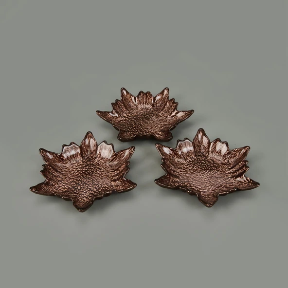 Kitchen Armoni 3'lü Çerezlik - Kahverengi - 15 cm ürün görseli