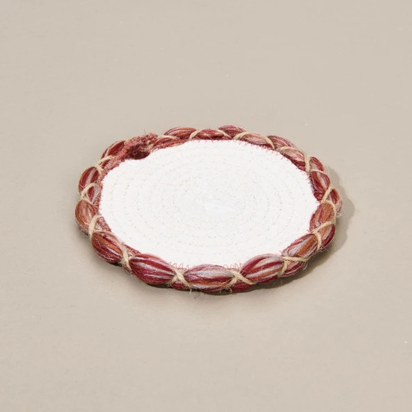 Soft Laetus Bardak Altlığı - Ekru - 13x13 cm - 3