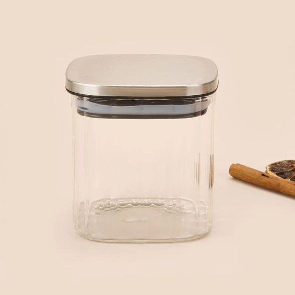 Whitley Cam Kavanoz - Şeffaf / Gri - 1,2 lt - Resim 2