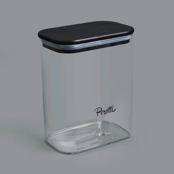 Porter Saklama Kabı - Siyah / Şeffaf - 1,2 lt - Resim 2