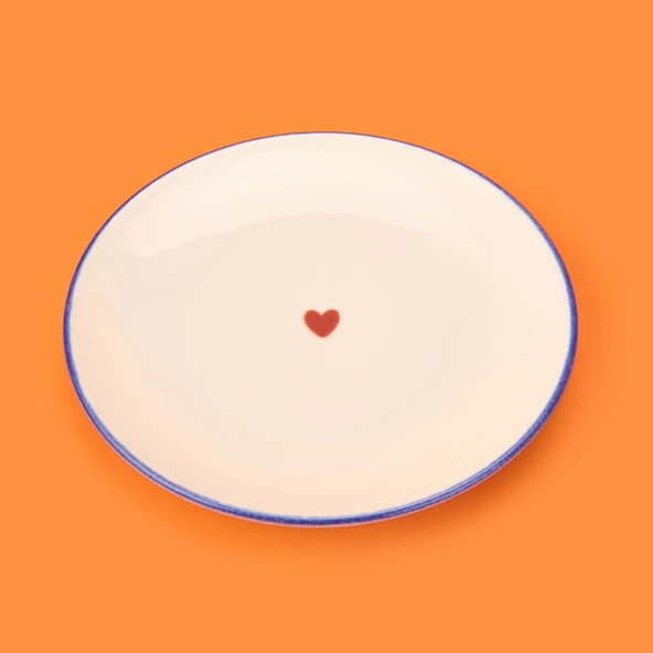 Kitchen 4'lü Kalpli Pasta Tabağı - Renkli - 20 cm - Resim 3