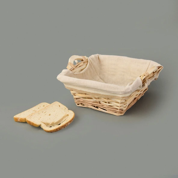 Ekmek Sepeti - Açık Kahverengi - 24 cm - Resim 2