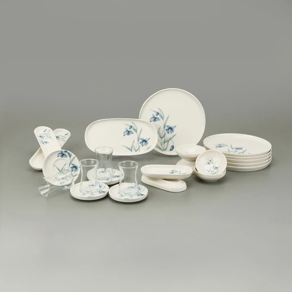 Toledo 29 Parça Kahvaltı Takımı - Renkli ürün görseli 1