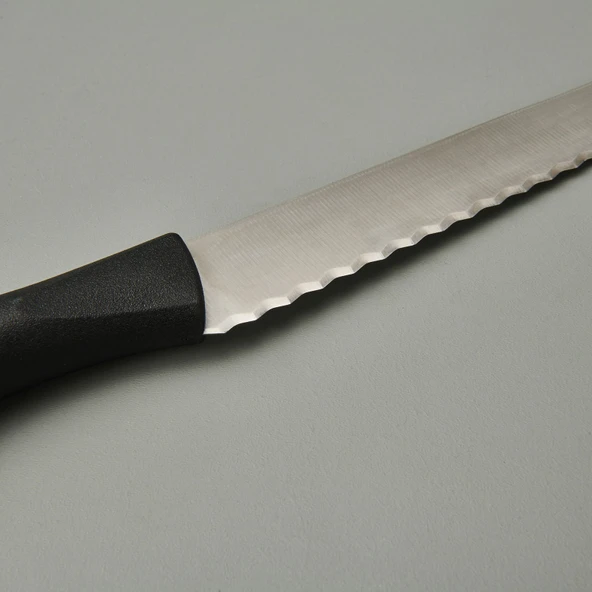Deluxe Ekmek Bıçağı - Siyah - 18 cm - 3