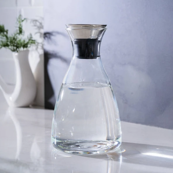 Cam Sürahi - Şeffaf - 1,5 lt - Resim 2