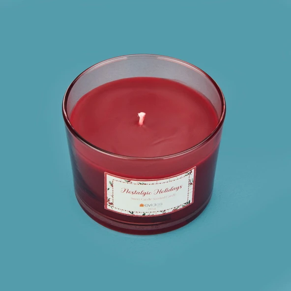 Deco Nostalgic Holidays Mum - Kırmızı - 150 gr - Resim 3