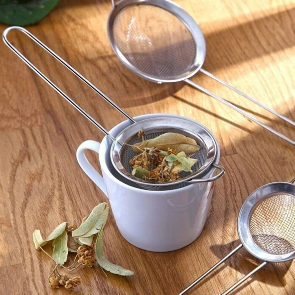 Çelik Çay Süzgeci - 16 cm ürün görseli