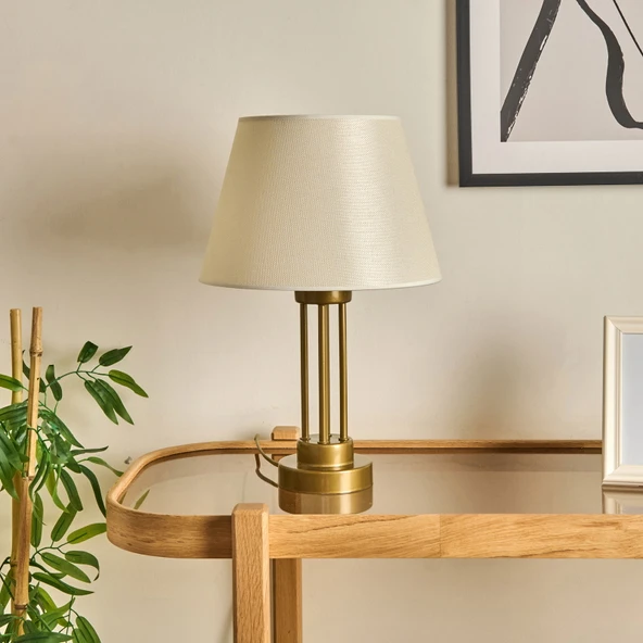 Lighting Torre Abajur - Eskitme / Krem ürün görseli 1