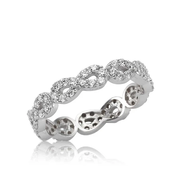 Gümüş Tamtur Sonsuzluk Bayan Yüzük ürün görseli 1