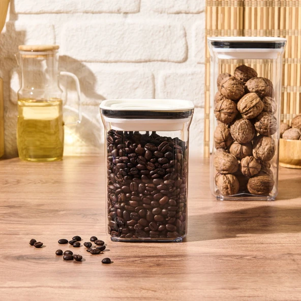 Erzak Kabı - Şeffaf - 1,1 lt