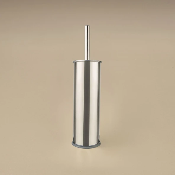 Bath Akıllı Kapaklı Tuvalet Fırçası - Krom - 36 cm - Resim 2