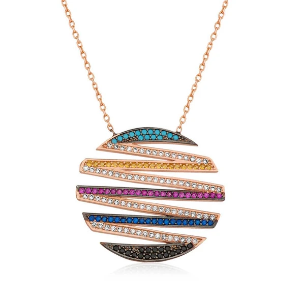 Gümüş Sonsuzluğa Giden Yol Kolye ürün görseli