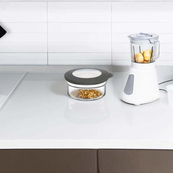 Flat Saklama Kabı - Asorti - 415 ml - Resim 2