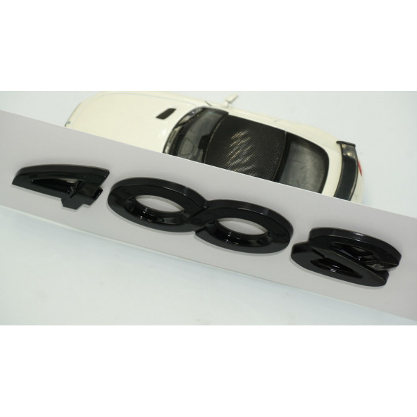 DK Peugeot 4008 Ön Kaput Ve Bagaj 3M 3D ABS Parlak Siyah Yazı Logo - Resim 4