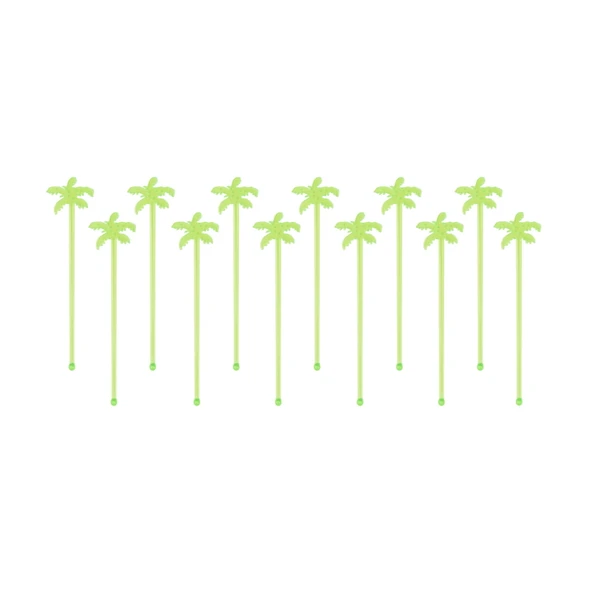 Houseware 12'li Flamingo Kokteyl Çubuğu - Asorti - Resim 2