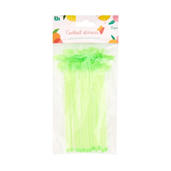 Houseware 12'li Flamingo Kokteyl Çubuğu - Asorti ürün görseli