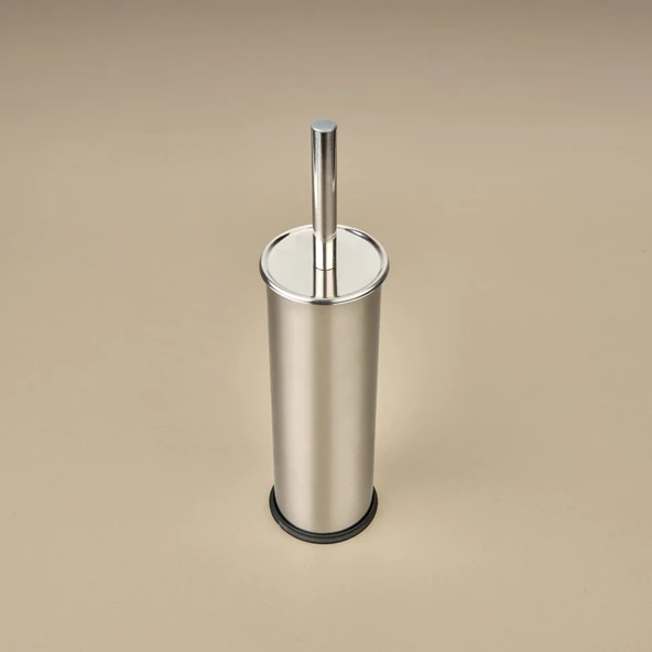 Bath Akıllı Kapaklı Tuvalet Fırçası - Krom - 36 cm - Resim 3