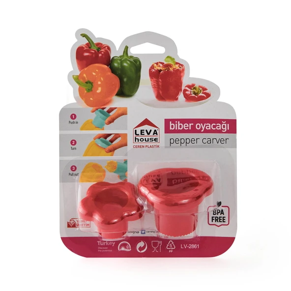 Biber Oyma Aparatı - Asorti - Resim 2