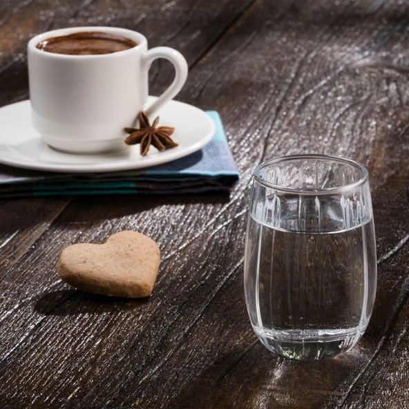 42012 Linka 6'lı Kahve Yanı Su Bardağı - 110 ml ürün görseli