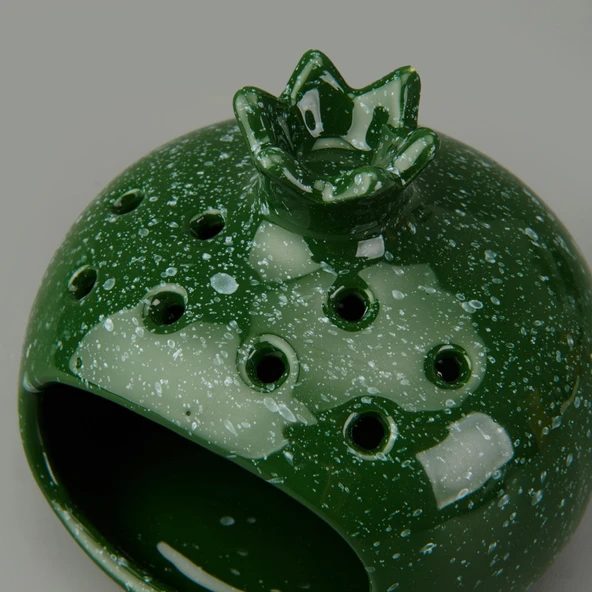 Deco Melograno Buhurdanlık - Yeşil - 10 cm - 3