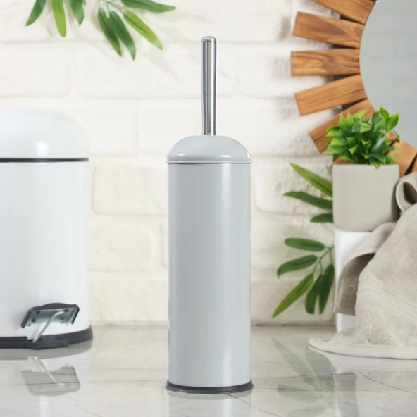 Bath Bon Tuvalet Fırçası - Gri - 40 cm - Resim 2