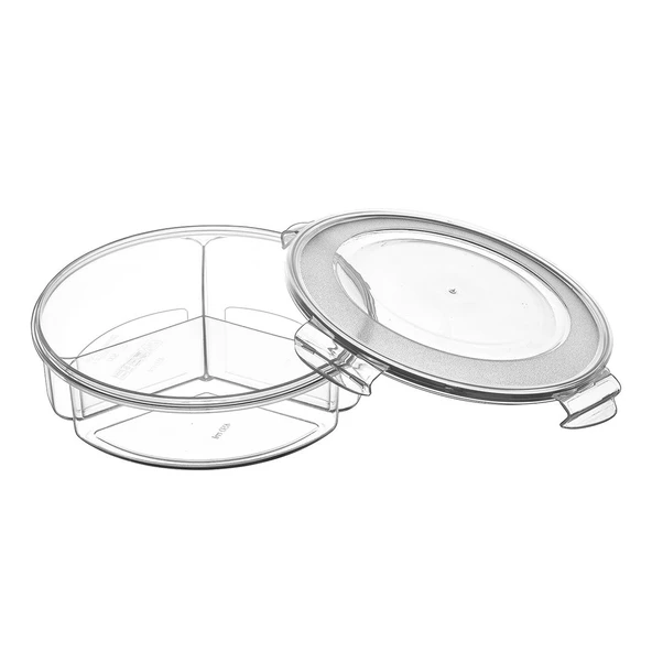 Fresh Box Yuvarlak Bölmeli Saklama Kabı - 1350 ml