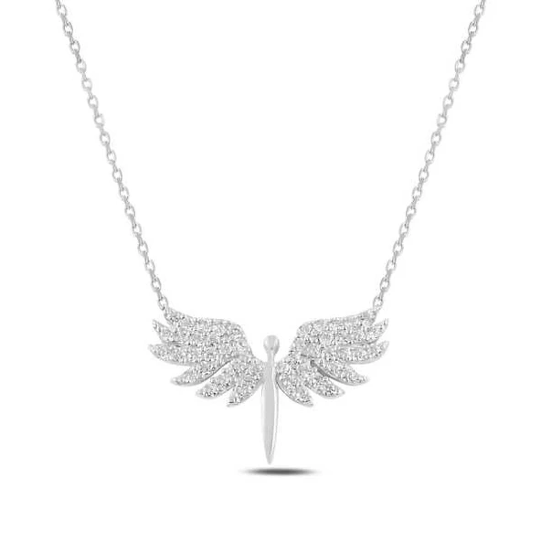 Gümüş Mikail Meleği Bayan Kolye ürün görseli 1