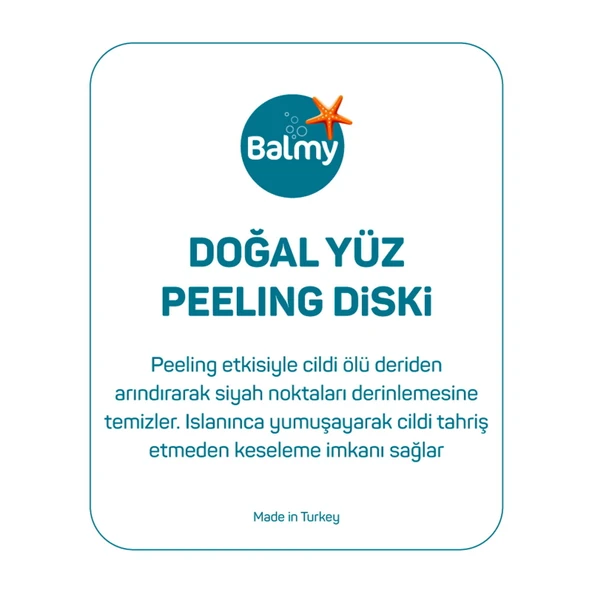 Loofah 3'lü Yüz Peeling Diski - 3