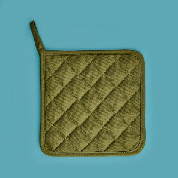 Gabardin Tutaç - Yeşil - 20x20 cm - Resim 3