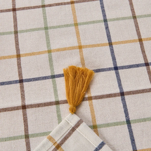 Madison Runner - Ekru / Renkli - 45x150 cm - Resim 3