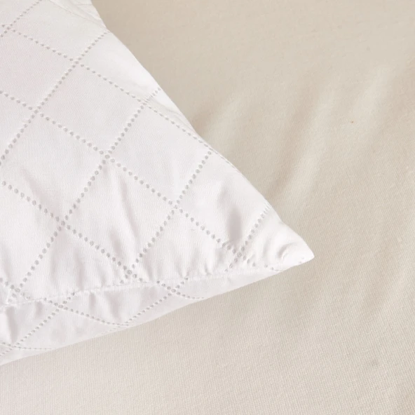 Soft Nando Basic Yastık Alezi - Beyaz - 50x70 cm - Resim 3