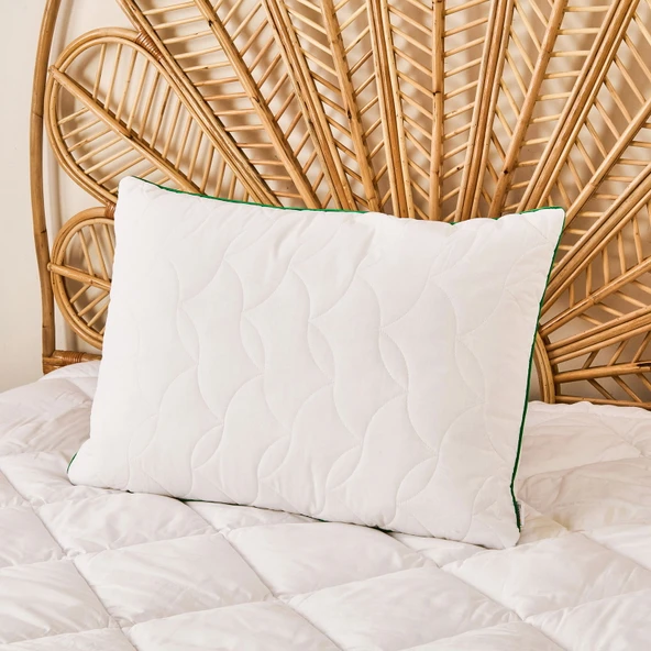 Soft Bambu Yastık - Beyaz - 50x70 cm ürün görseli 1