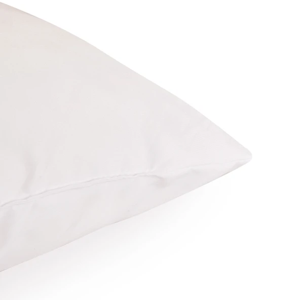 Soft Microfiber Yastık - Beyaz - 50x70 cm - 3