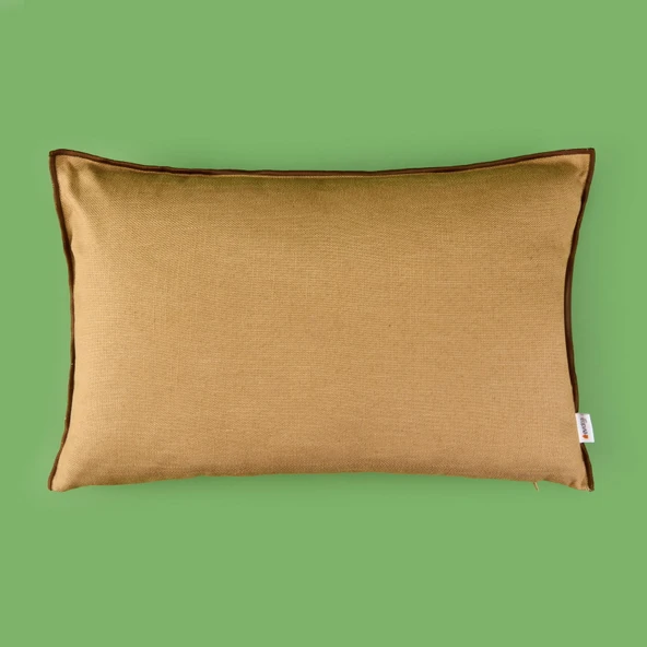 Soft Oras Kırlent - Hardal - 35x55 cm ürün görseli