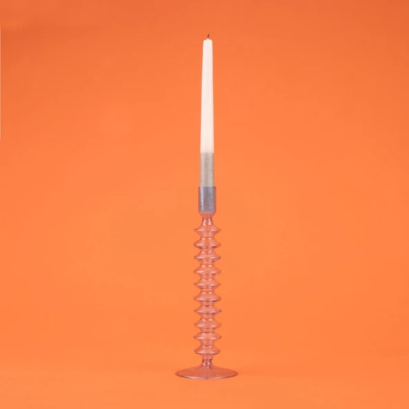 Casa Spiral Şamdan - Asorti - 26,5 cm ürün görseli 1