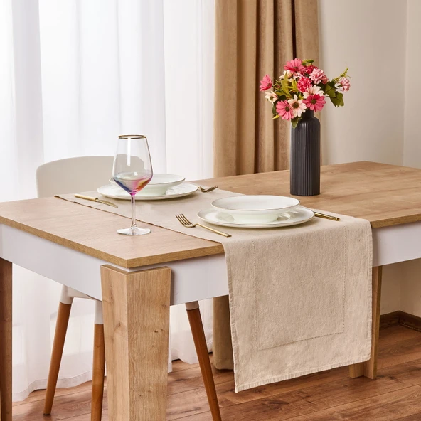 Pamira Runner - Bej - 45x150 cm ürün görseli