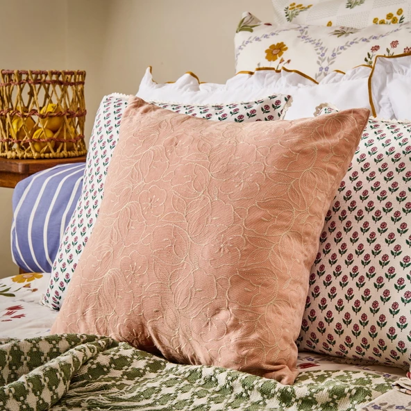 Soft Granny Summer Shine Kırlent - Pembe - 45x45 cm ürün görseli