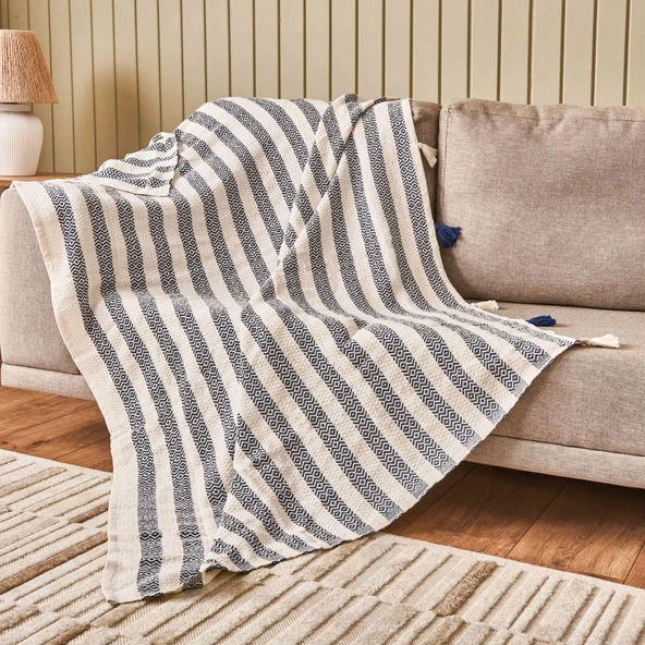 Soft Hill Koltuk Örtüsü - Lacivert - 115x200 cm ürün görseli