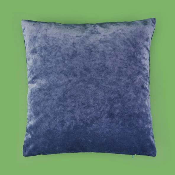 Soft Shiney Kırlent - Mavi - 40x40 cm ürün görseli