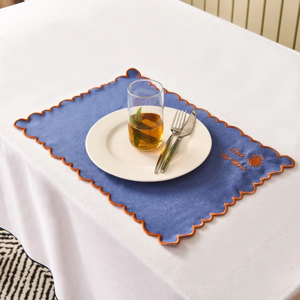 Soft Sun Maddness Amerikan Servis - Lacivert - 30x50 cm - Resim 3