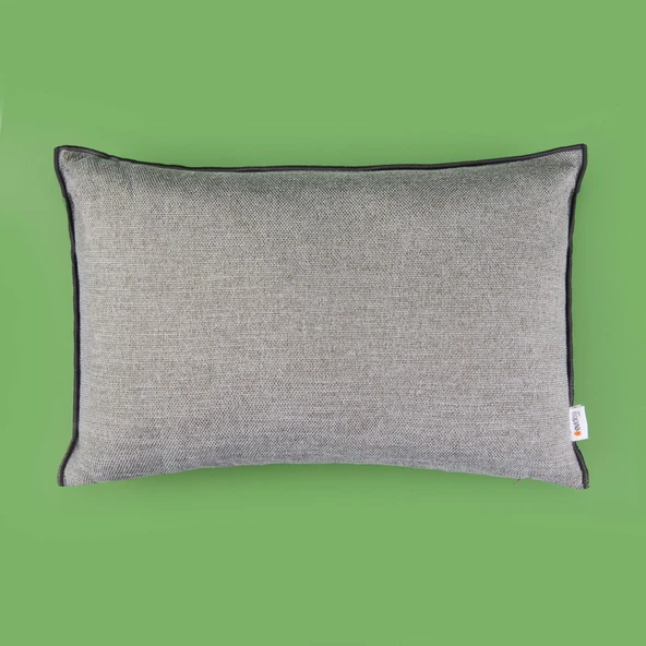 Soft Oras Kırlent - Gri - 35x55 cm ürün görseli