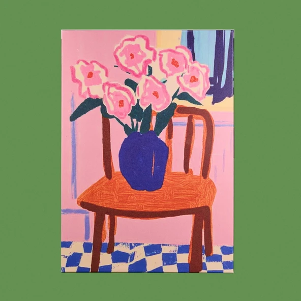 Deco Granny Summer Kanvas Tablo - Renkli - 50x70 cm - Resim 2